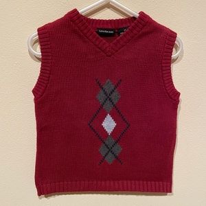 **2 for $20**Calvin Klein kids burgundy sweater vest size 3T excellent condition